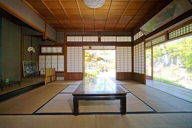 西山氏庭園 離れ座敷の写真