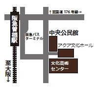 中央公民館周辺時t図