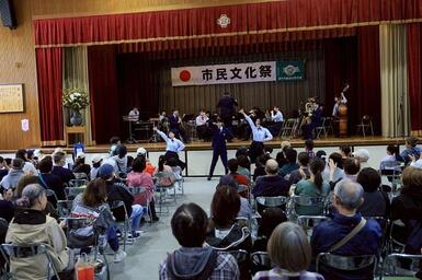 緑地公民分館市民文化祭会場にて