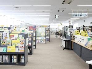 4階のフロア全面が図書館です