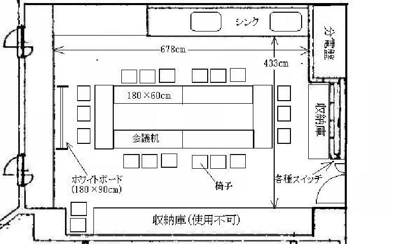 講座室見取り図