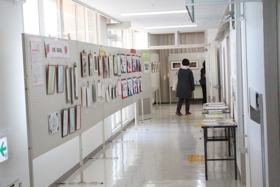 人権文化のまちづくりフェスタの展示の様子の写真です